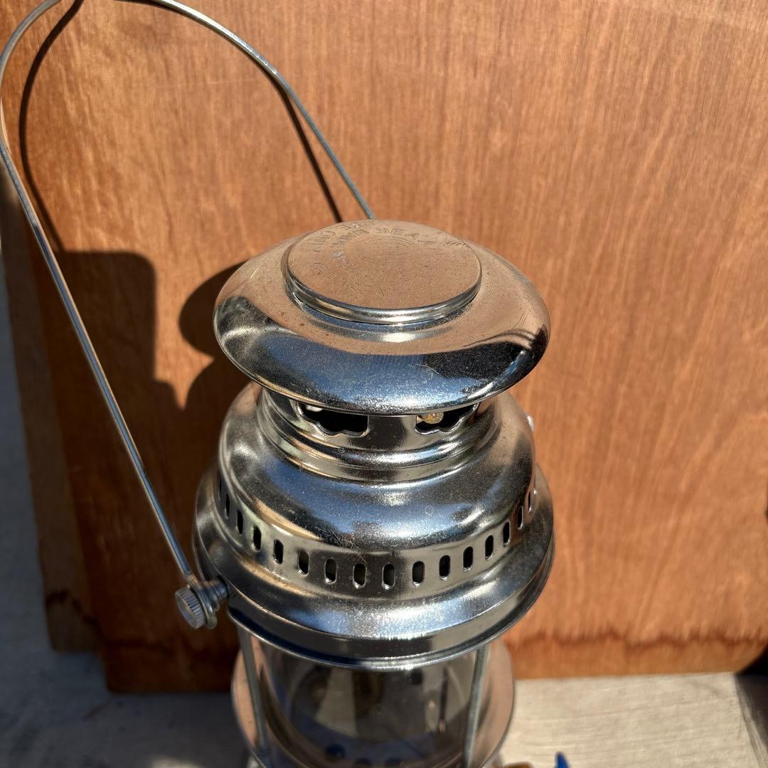 A社製 オイルランタン メタル シルバー