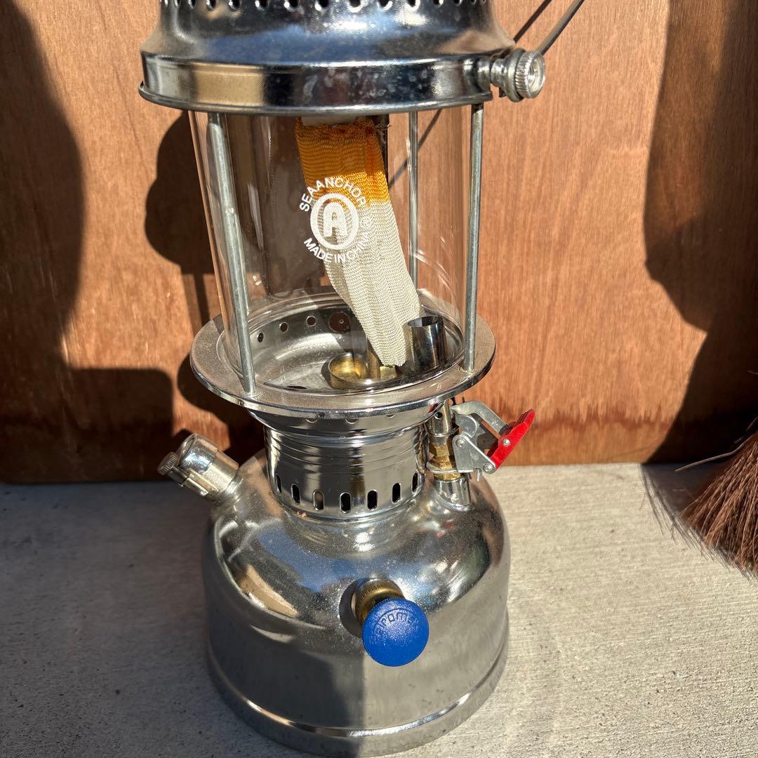 A社製 オイルランタン メタル シルバー
