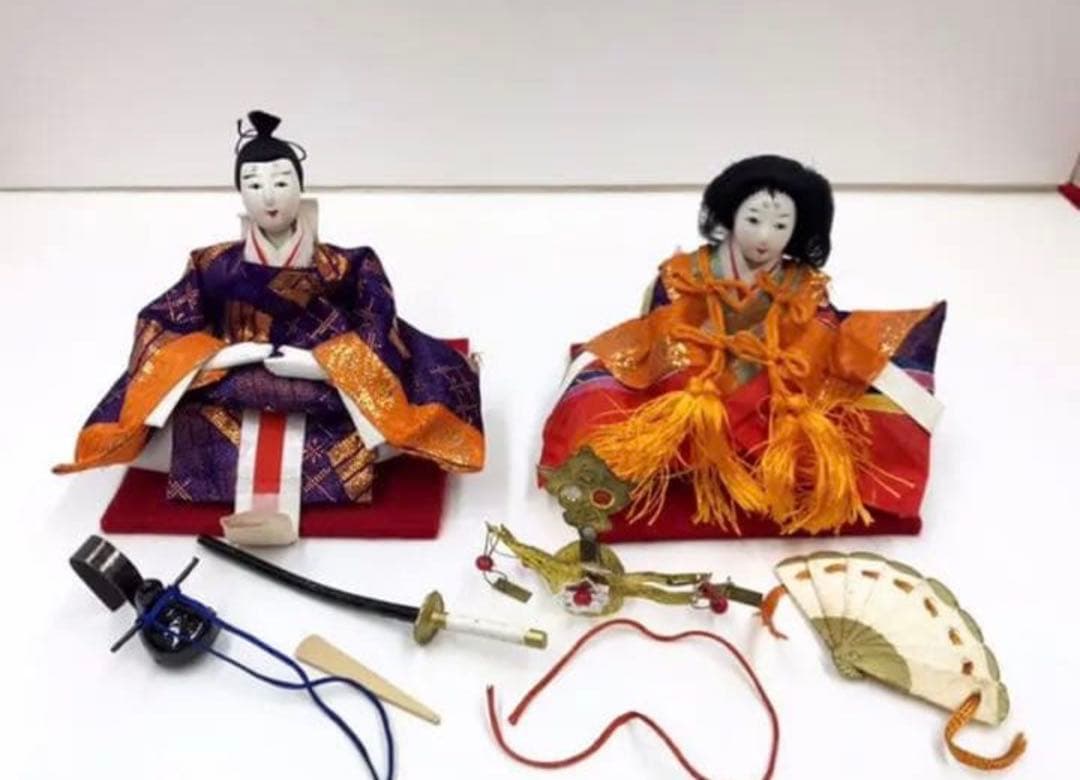 雛人形◇ミニ親王飾り◇昭和レトロ◇アンティーク