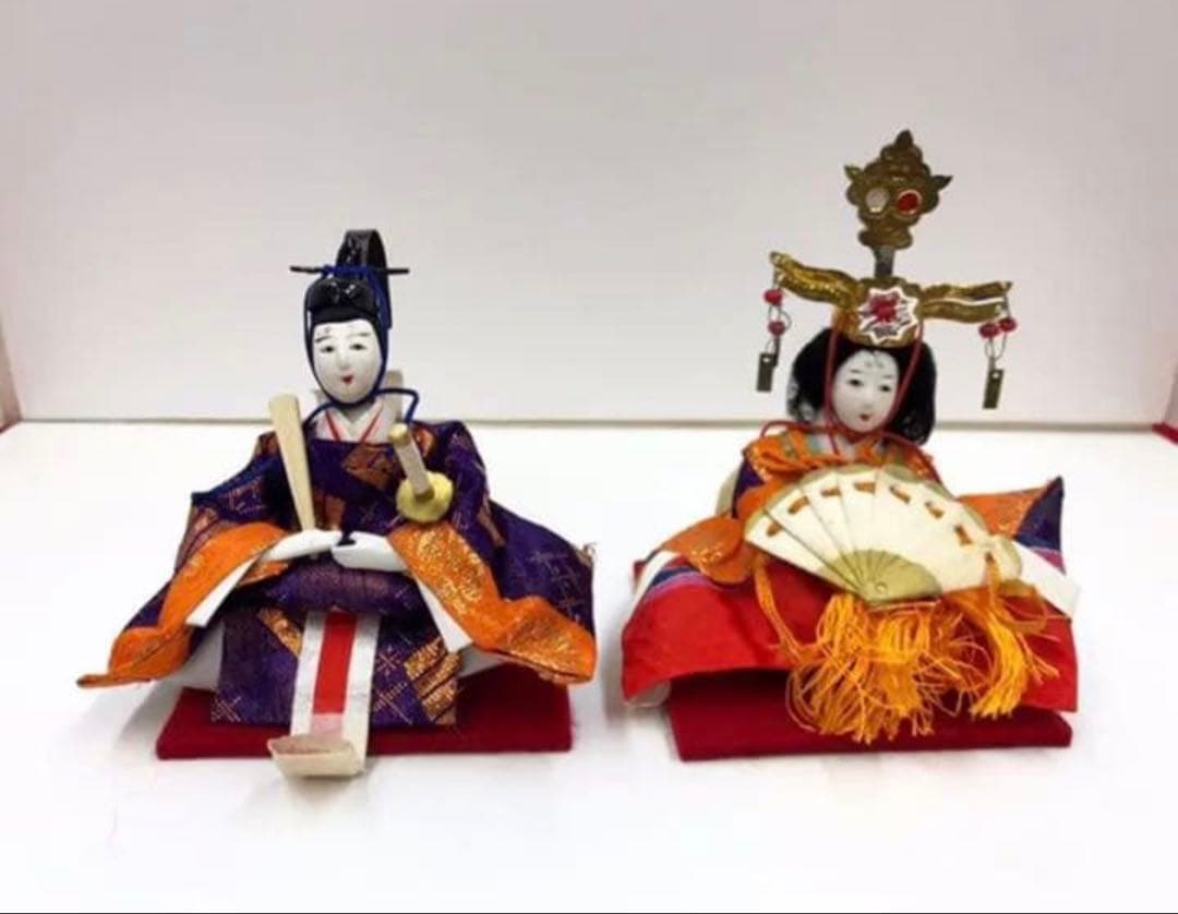 雛人形◇ミニ親王飾り◇昭和レトロ◇アンティーク