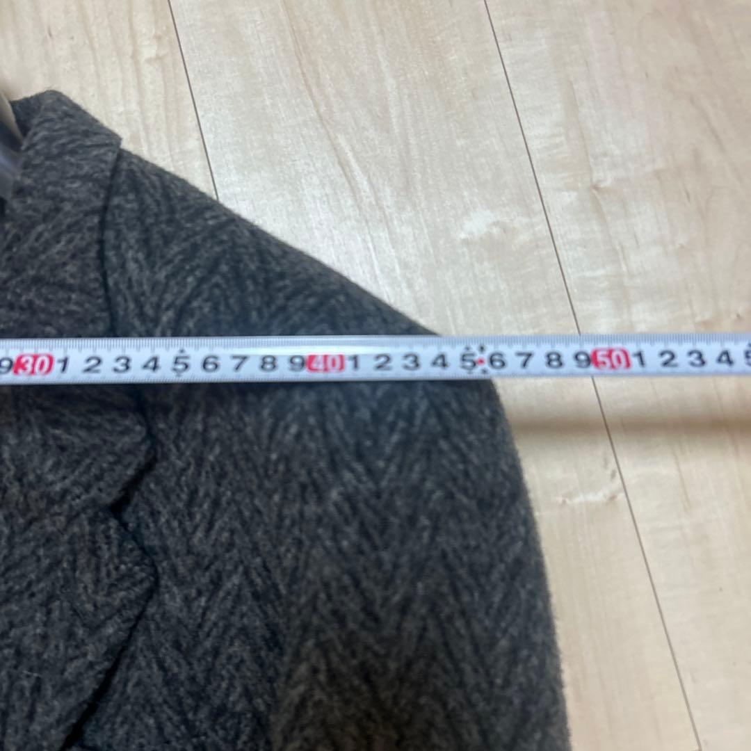 80s コムデギャルソン オム テーラードジャケット　グレー　ヘリンボーン