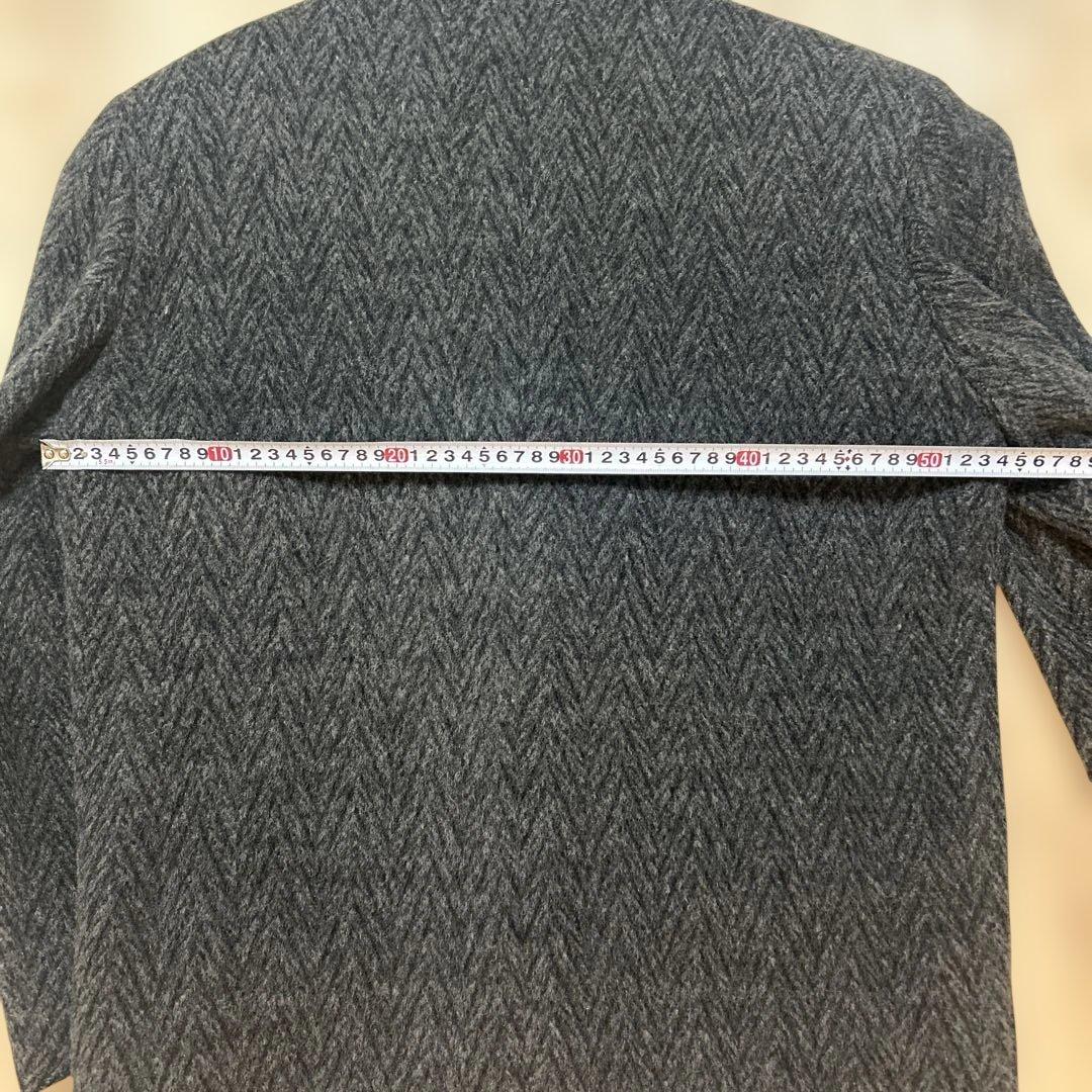 80s コムデギャルソン オム テーラードジャケット　グレー　ヘリンボーン