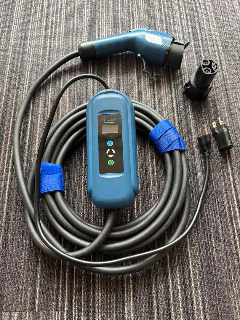 EV充電ケーブル テスラ　J1772　セット　200v 100v 可能