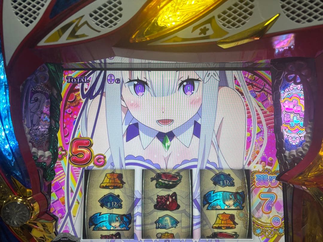 【パチスロ実機】 Re:ゼロから始める異世界生活 （剣聖パネル） 送料込み