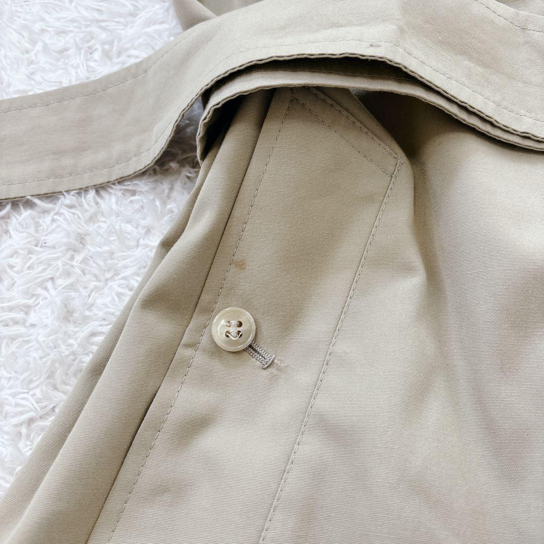 着丈121 バーバリーズ　トレンチコート　ベルト付き　ノバチェック　白タグ　L