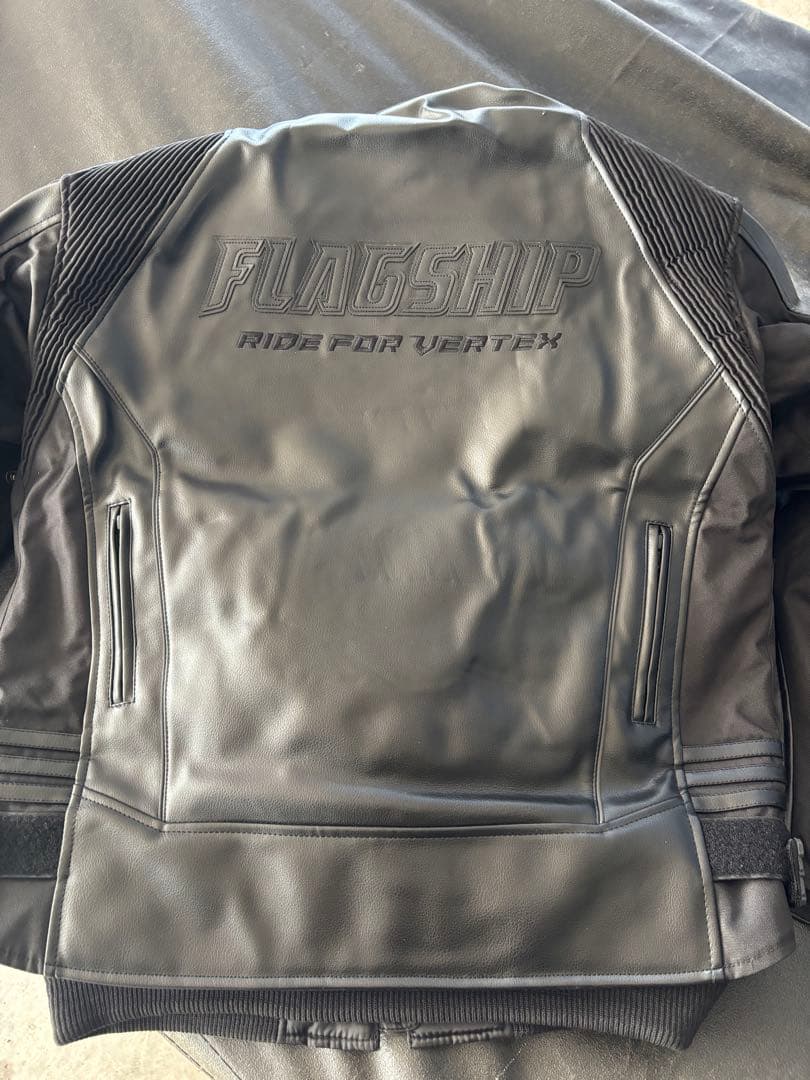 【新品未使用】FLAGSHIP フラッグシップ レザー ジャケット 防風・防水