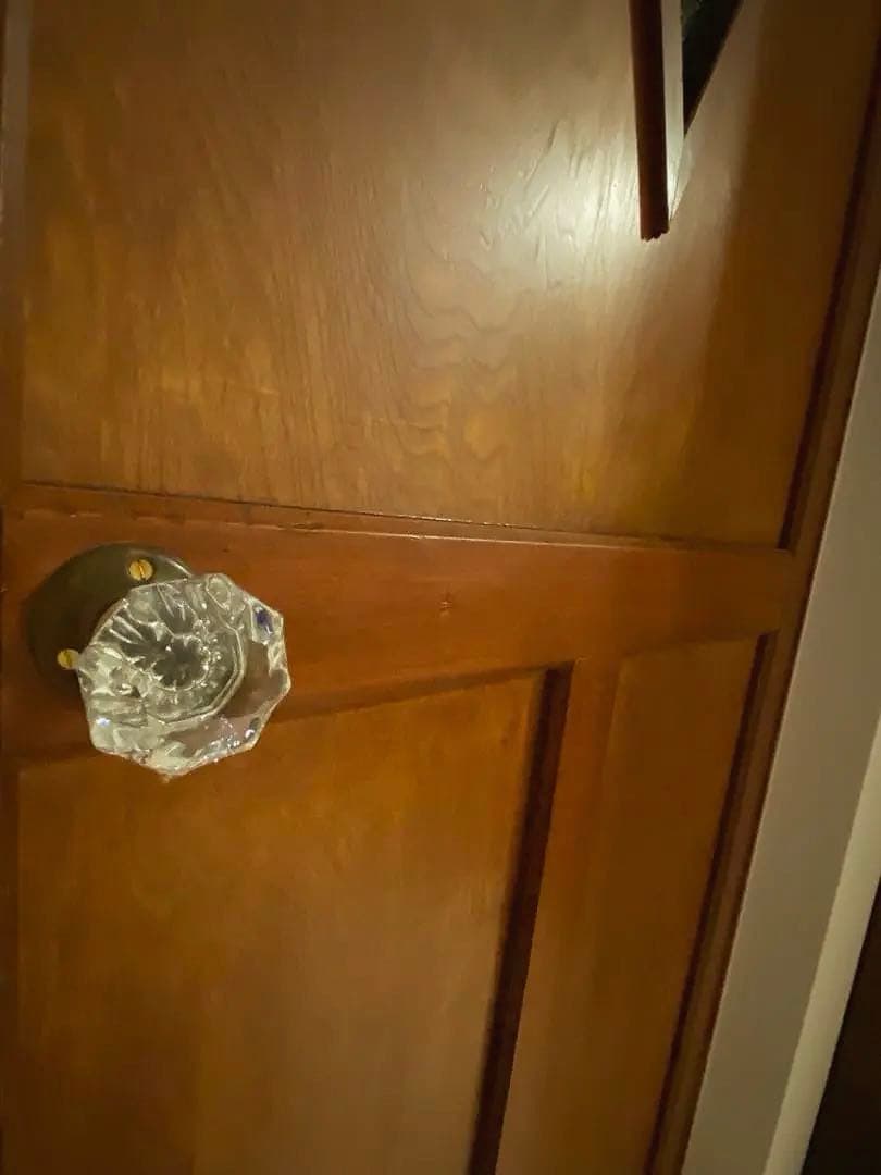 ガラス　ドアノブ　レトロ