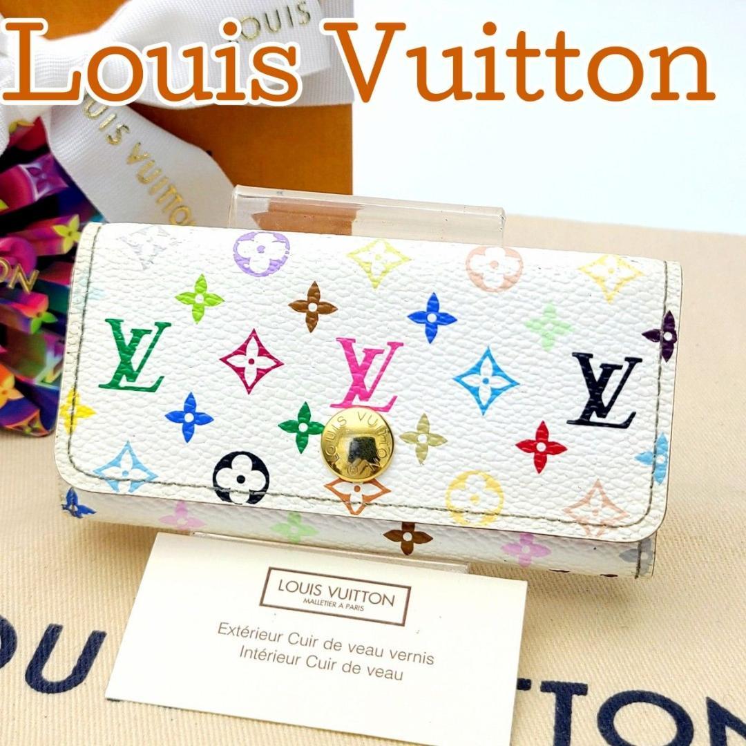 ルイヴィトン マルチカラー キーケース ミュルティクレ4 モノグラム