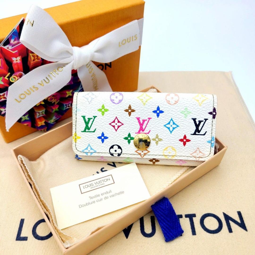 ルイヴィトン マルチカラー キーケース ミュルティクレ4 モノグラム