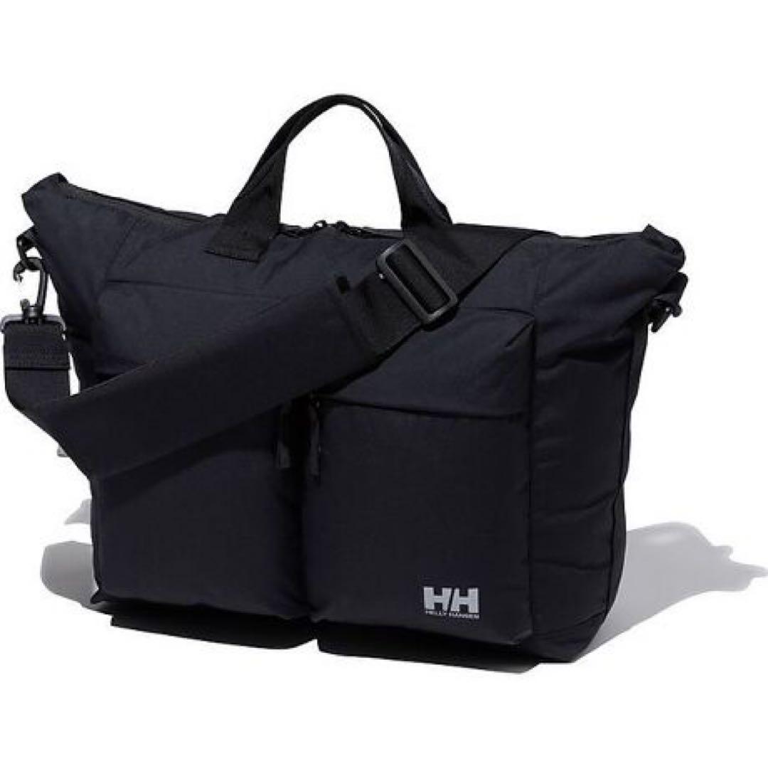 希少 HELLY HANSEN ヘリーハンセン ショルダートートバッグ ブラック