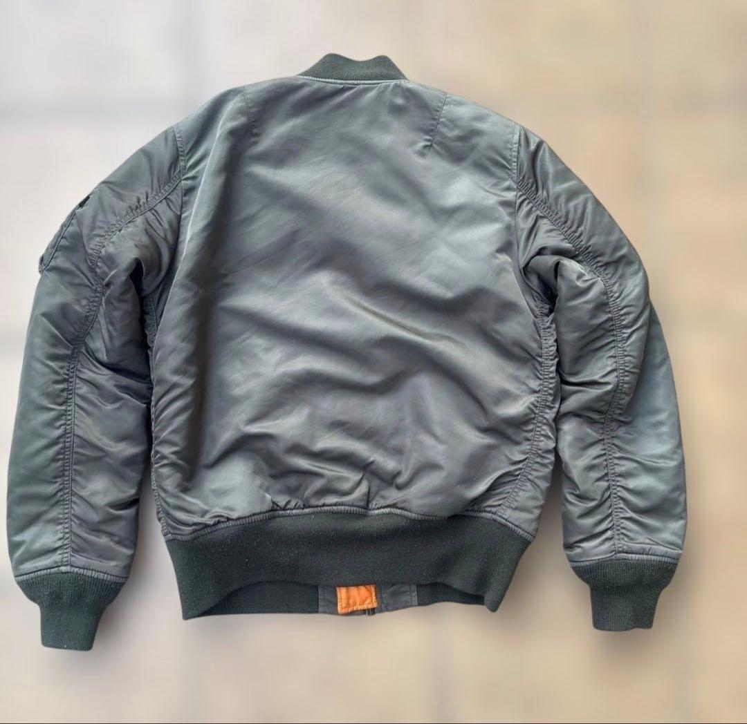 Alpha アルファMA-1フライトジャケット オリーブグリーン L