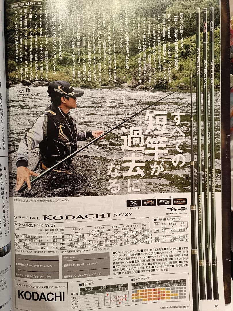 SHIMANOシマノ スペシャル小太刀 RS-tuned 80NY　美品