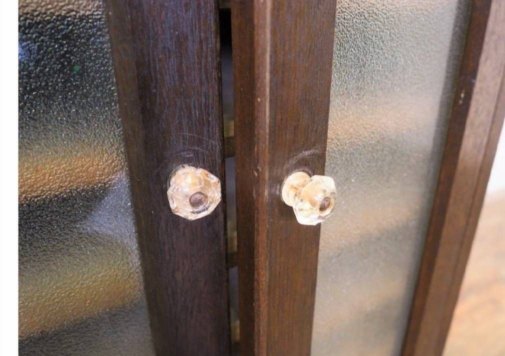 1008 ヴィンテージ　レコードケース　収納棚　ラック　ガラスケース　レトロ