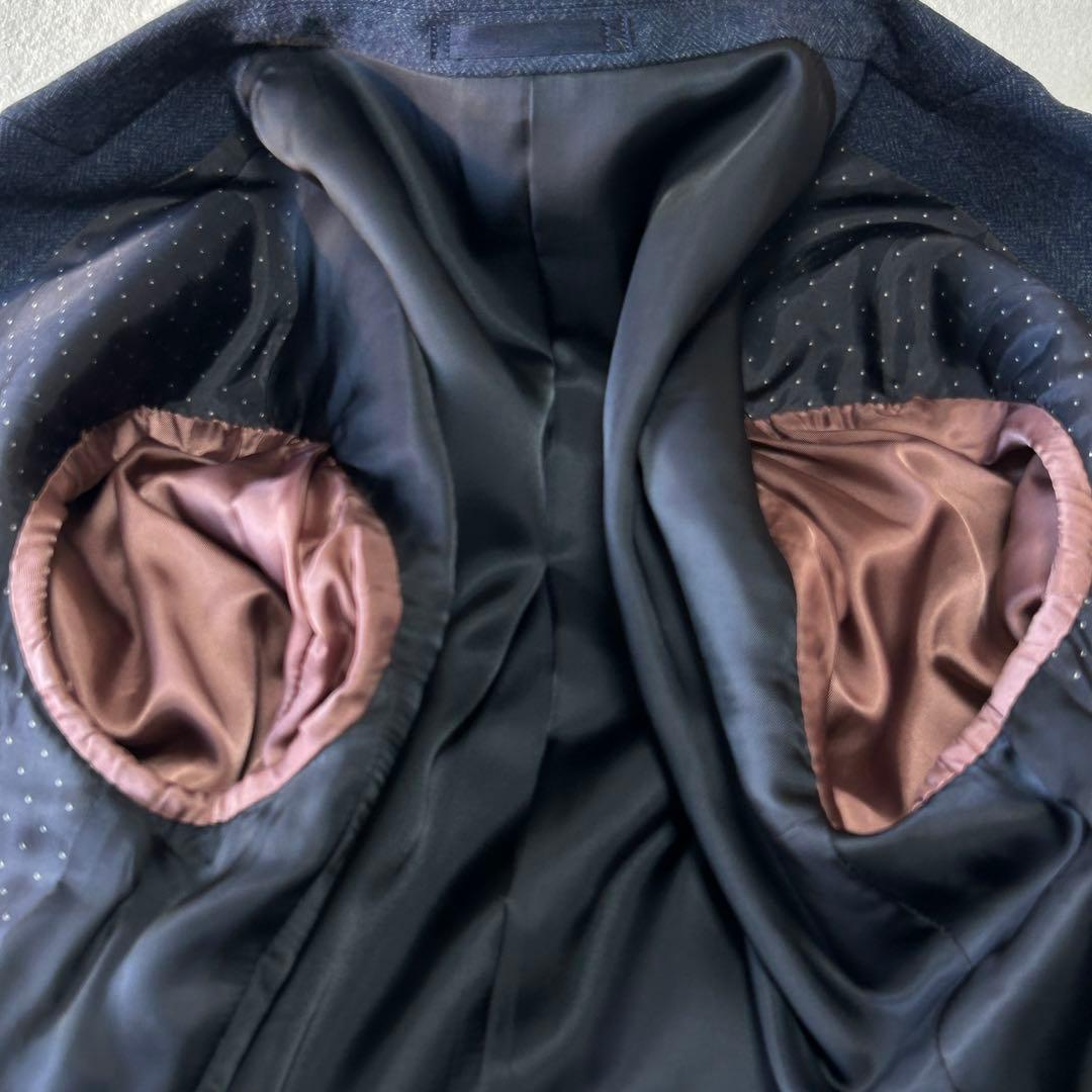 美品 現行タグ ポールスミス ヘリンボーンツイードウール テーラードジャケットM