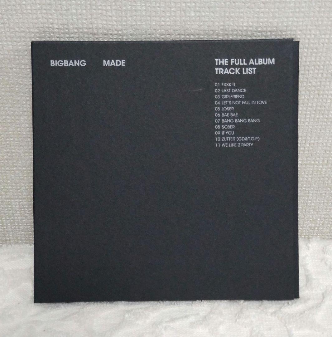 BIGBANG MADE/THE FULL ALBUM/初回限定韓国版/全員版