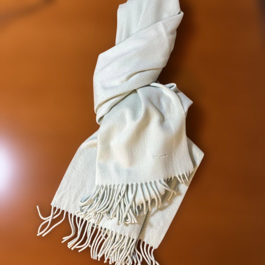 HERMESカシミアウールストール