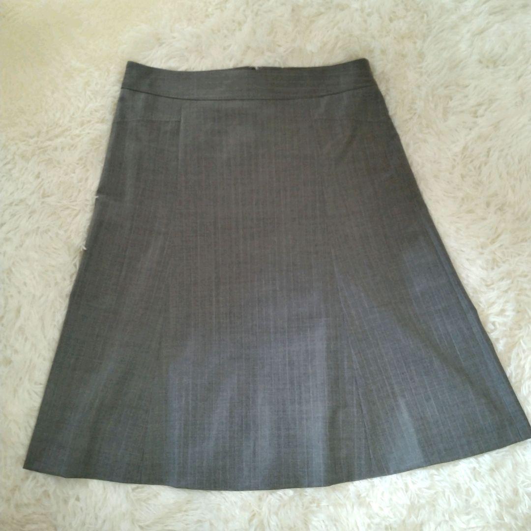 超美品　ほぼ未使用　23区　大きいサイズ　46　ストライプ　ジャケット　スカート