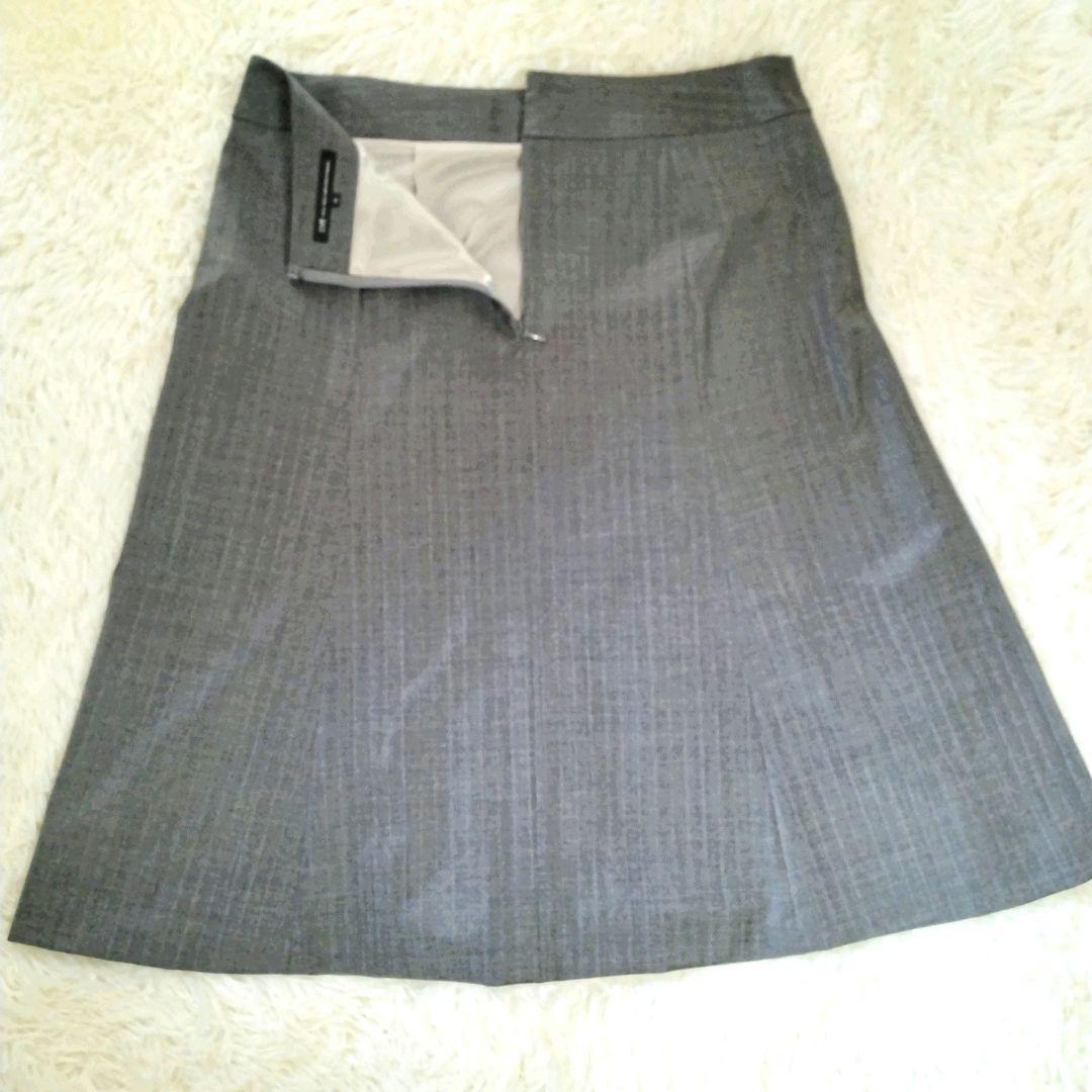 超美品　ほぼ未使用　23区　大きいサイズ　46　ストライプ　ジャケット　スカート