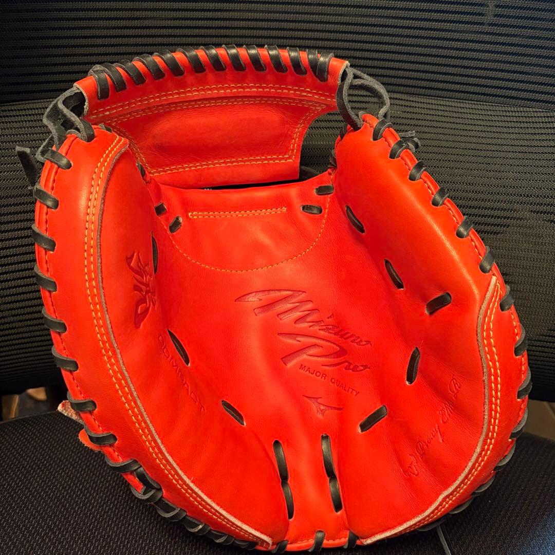 E*p様 ミズノプロ　軟式キャッチャーミット號　炭谷モデル　袋付き