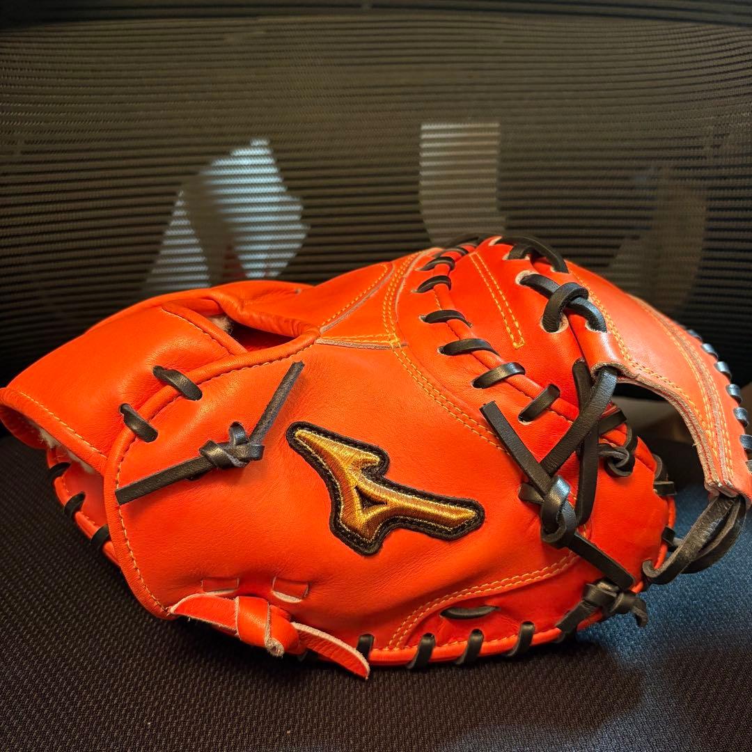 E*p様 ミズノプロ　軟式キャッチャーミット號　炭谷モデル　袋付き