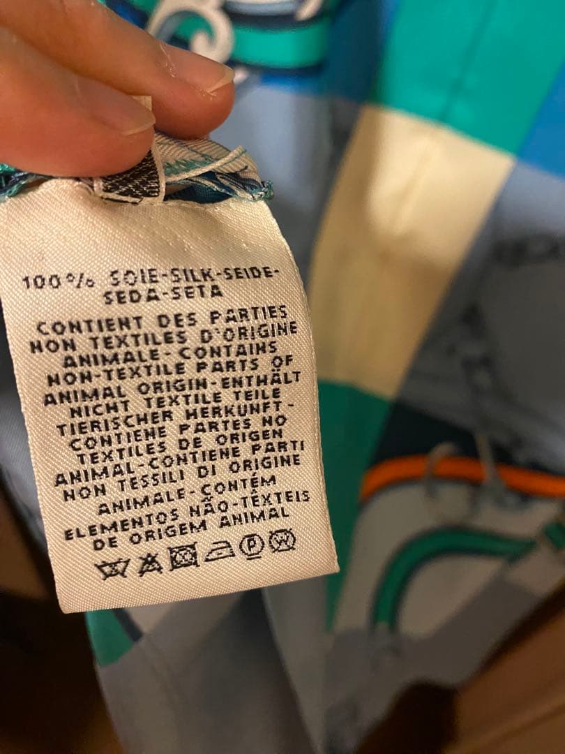 【本日お値引き中】美品　hermes エルメス ワンピース　ブルー