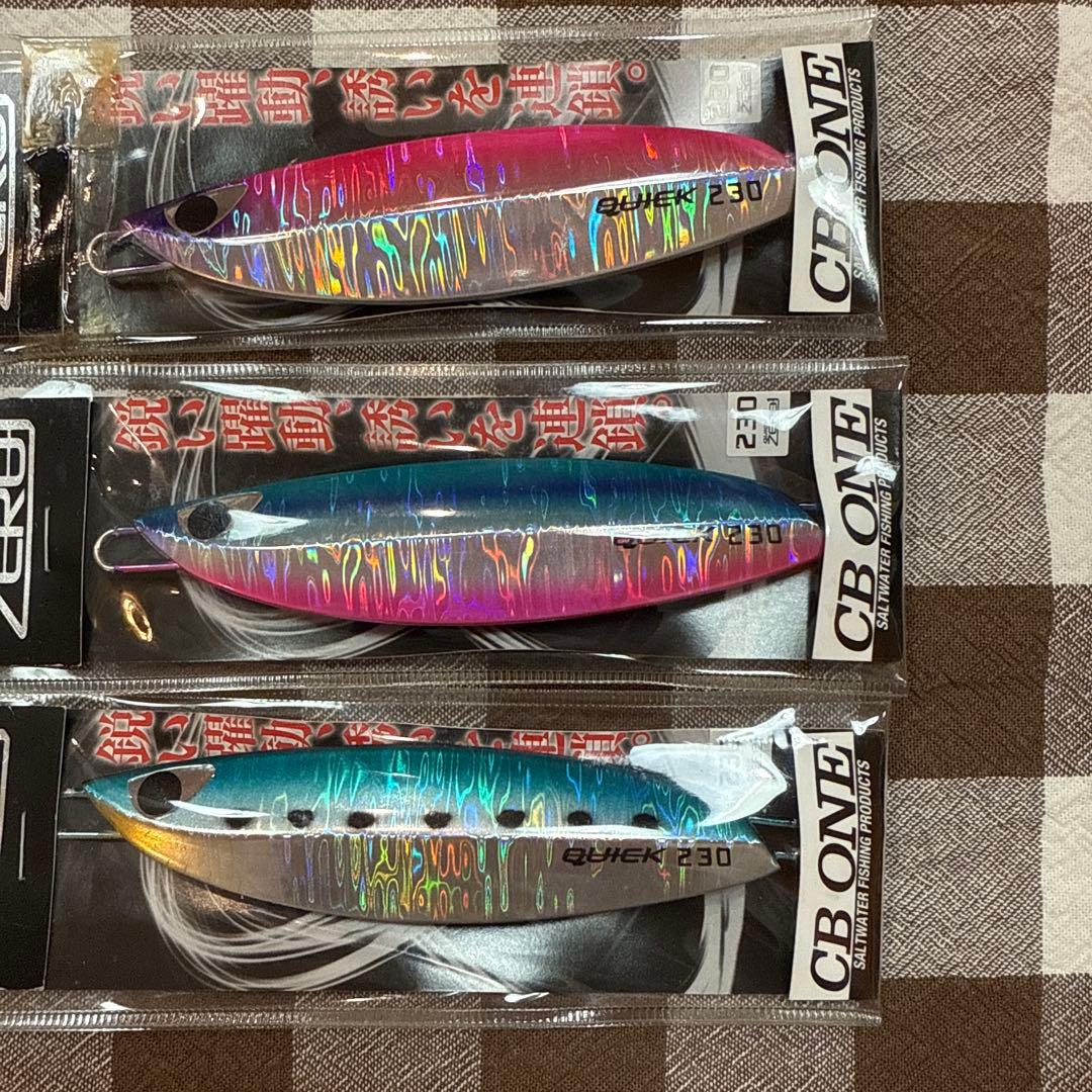 CB ONE ZEBRA 230 メタルジグ 3個セット