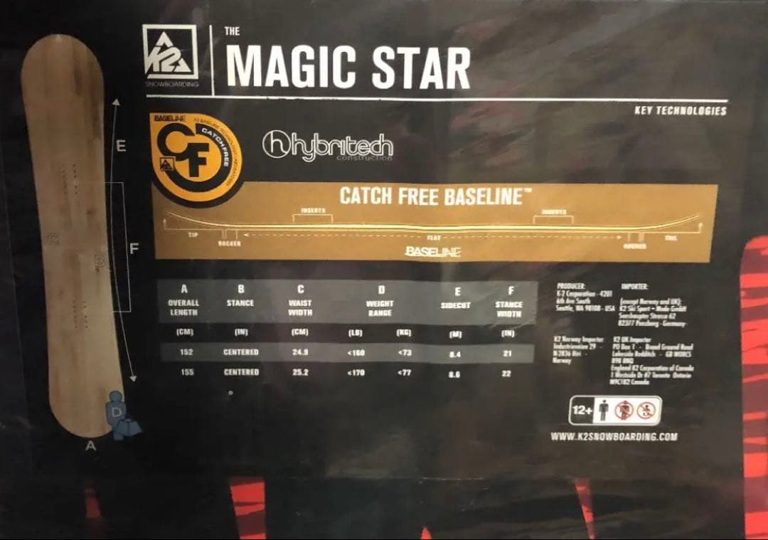 W*n様 K2 スノーボード バインディング ケース付き