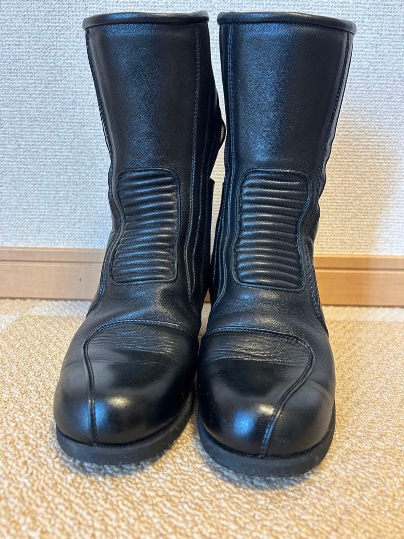 KADOYA カドヤ　レザーバイクブーツ　黒　23.5cm