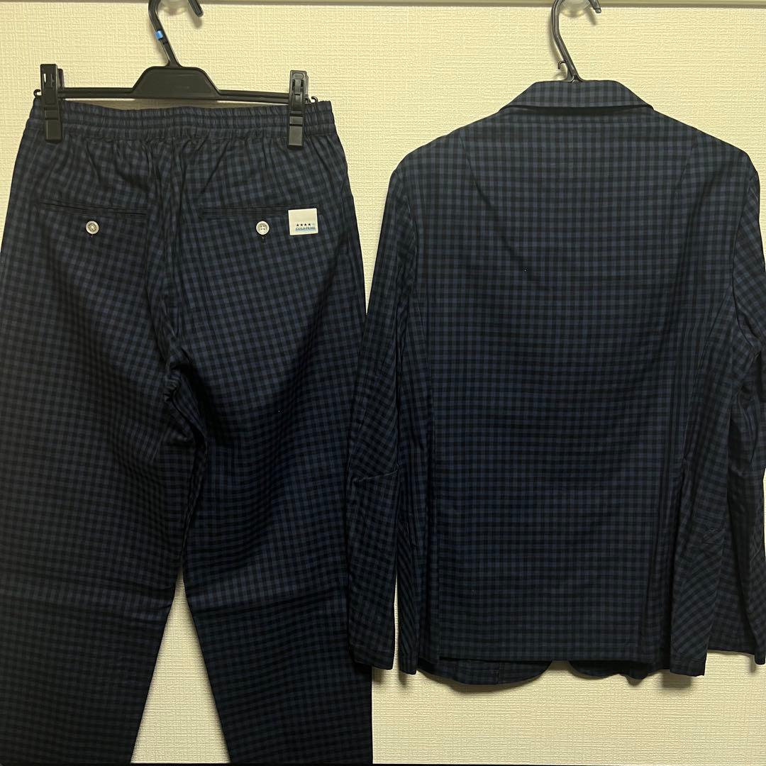 GUILD PRIME ギンガムチェック スーツ セットアップ