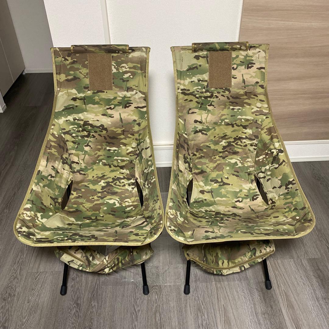 Helinox タクティカル サンセットチェア マルチカモ 2点セット