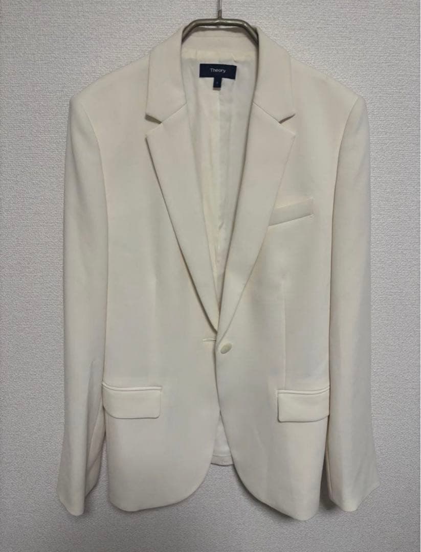 Theory セオリー　テーラードジャケット　アイボリー　オフホワイト
