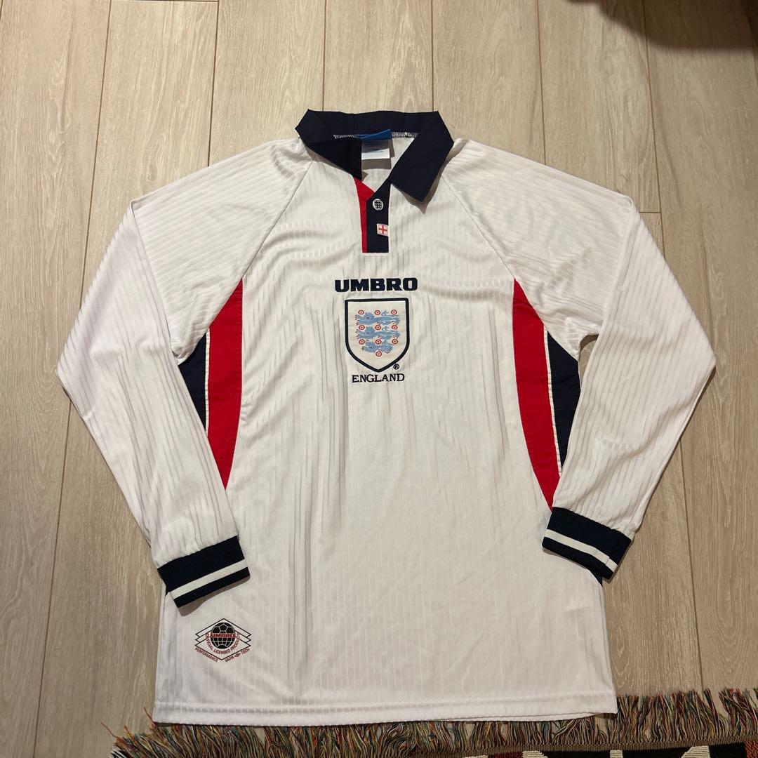 柴田ひかり90s UMBRO アンブロ　イングランドロングスリーブ　ユニフォーム