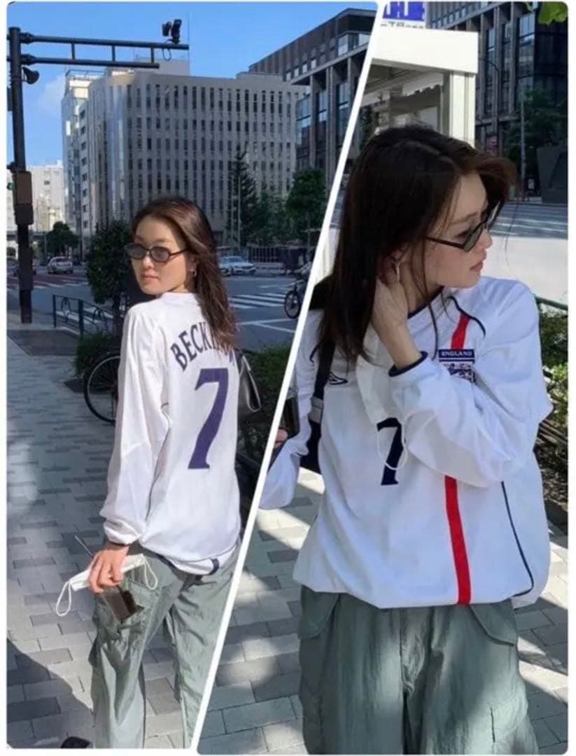 柴田ひかり90s UMBRO アンブロ　イングランドロングスリーブ　ユニフォーム