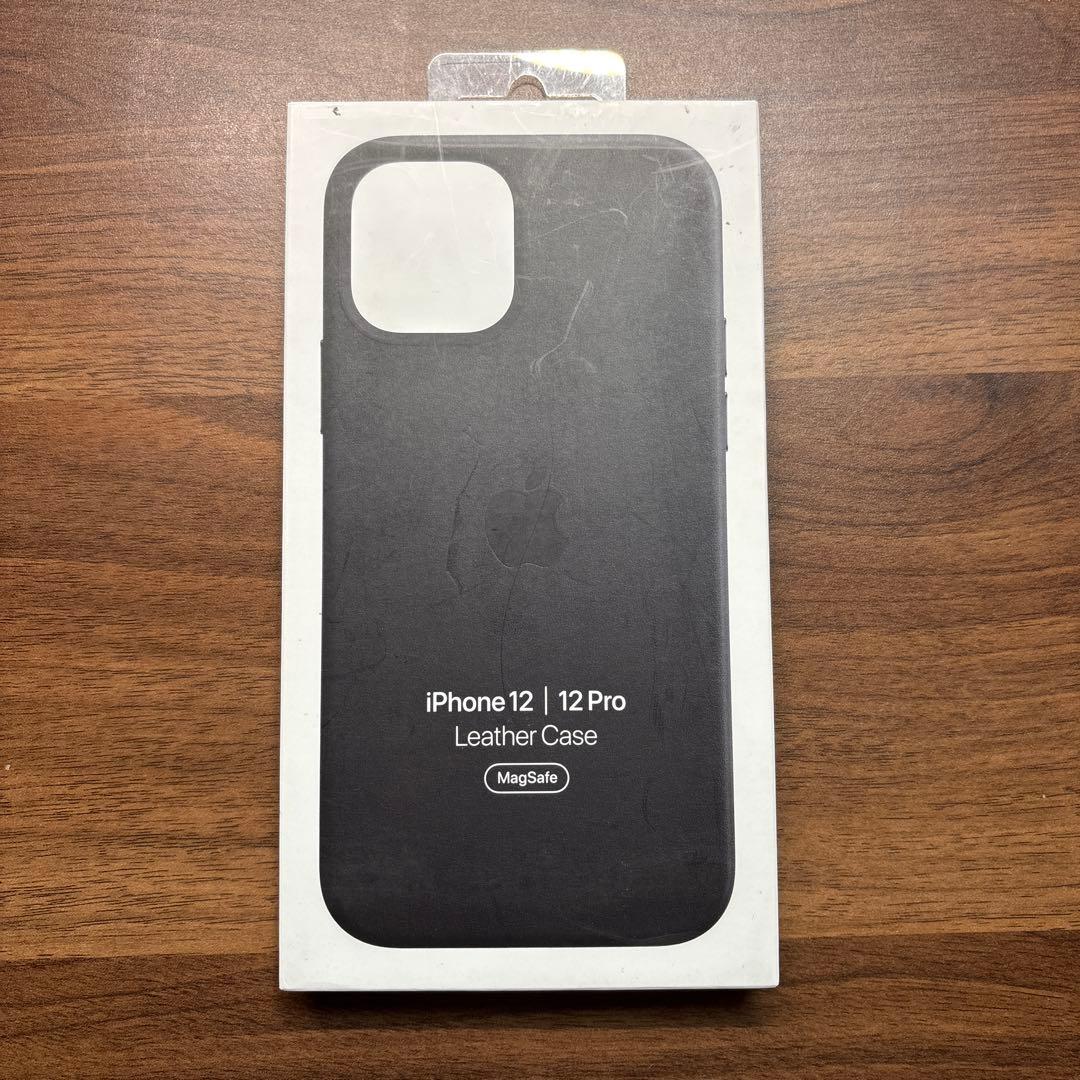 【新品未使用】iPhone12/12Pro 用 純正レザーケース