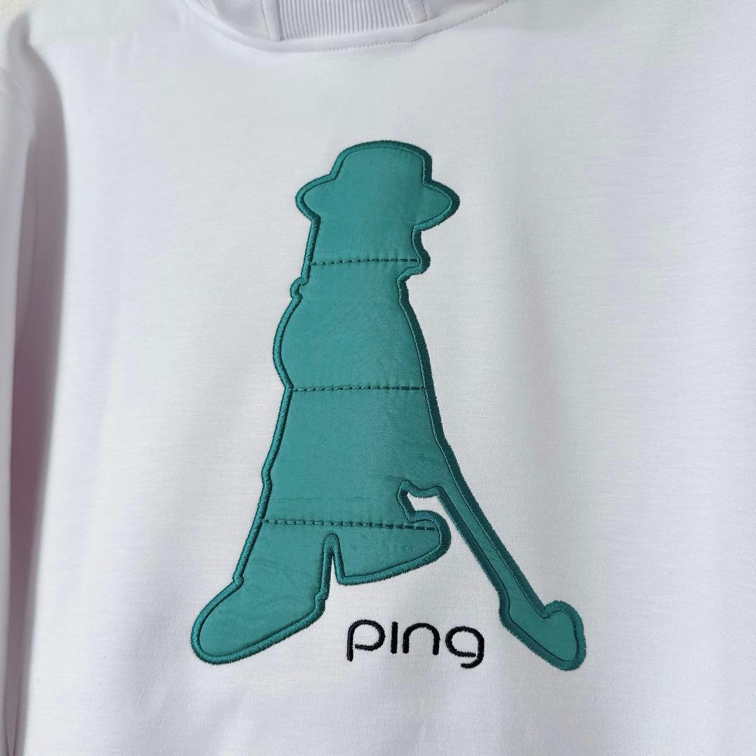 PING ピン レディース 全方向ストレッチ スウェットフーディー L