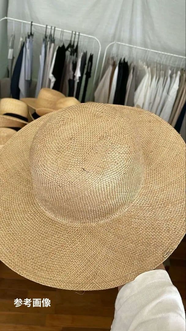 wicagrocery ウィカグロサリー ベージュ 麦わら帽子