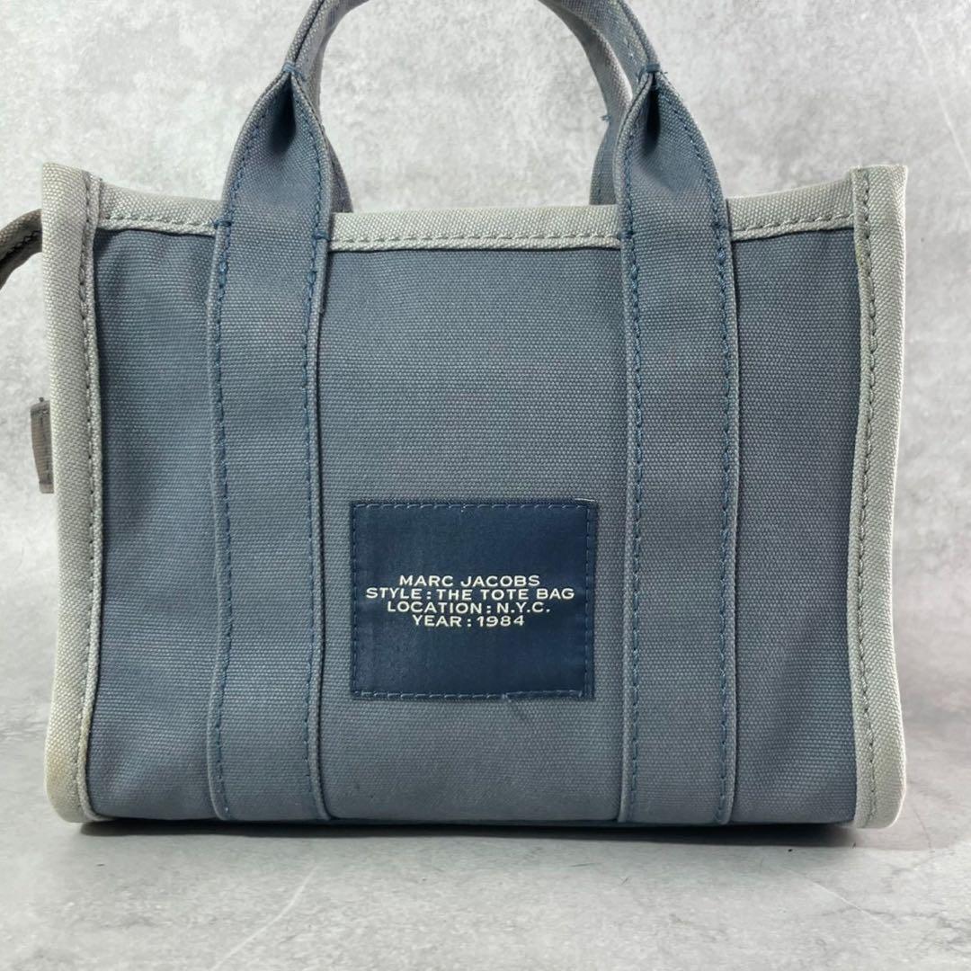 ✨稀少✨美品✨マークジェイコブス　ザ トートバッグ　2way カラーブロック　青