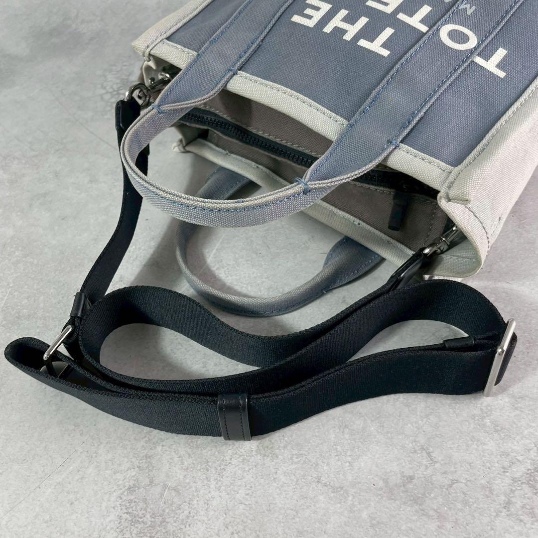 ✨稀少✨美品✨マークジェイコブス　ザ トートバッグ　2way カラーブロック　青