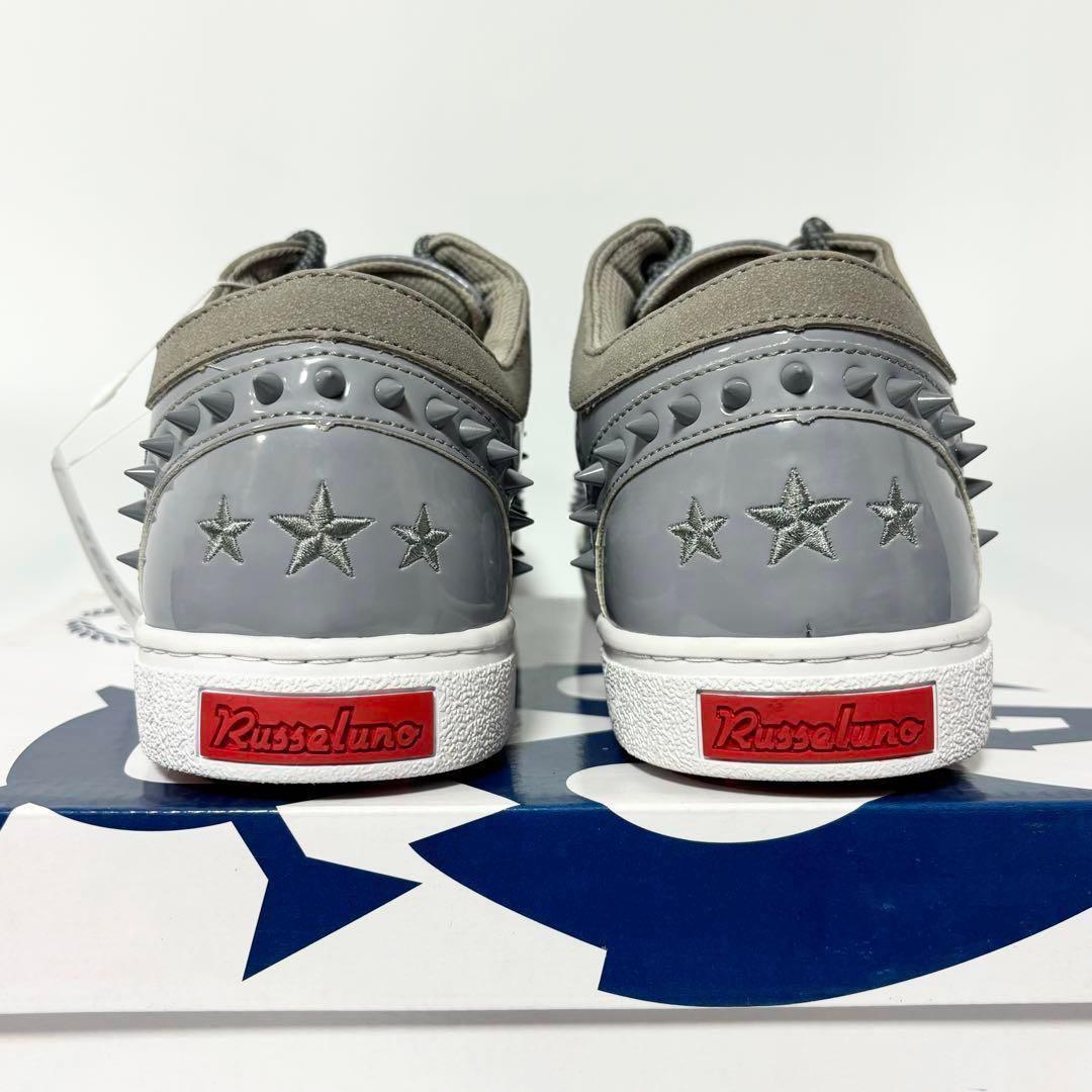 新品 ラッセルノ ゴルフ スタッズ スパイクレス シューズ グレー 27.0