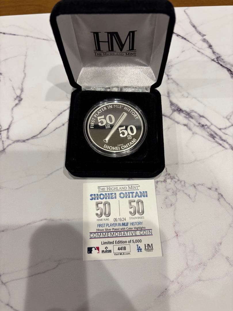 大谷翔平選手 50-50 記念 限定5000枚 ロサンゼルス ドジャース