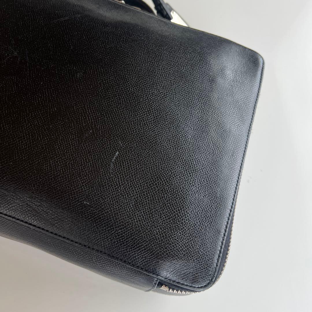 Dolce & Gabbana ブラック本革 手さげバッグ　ブリーフケース