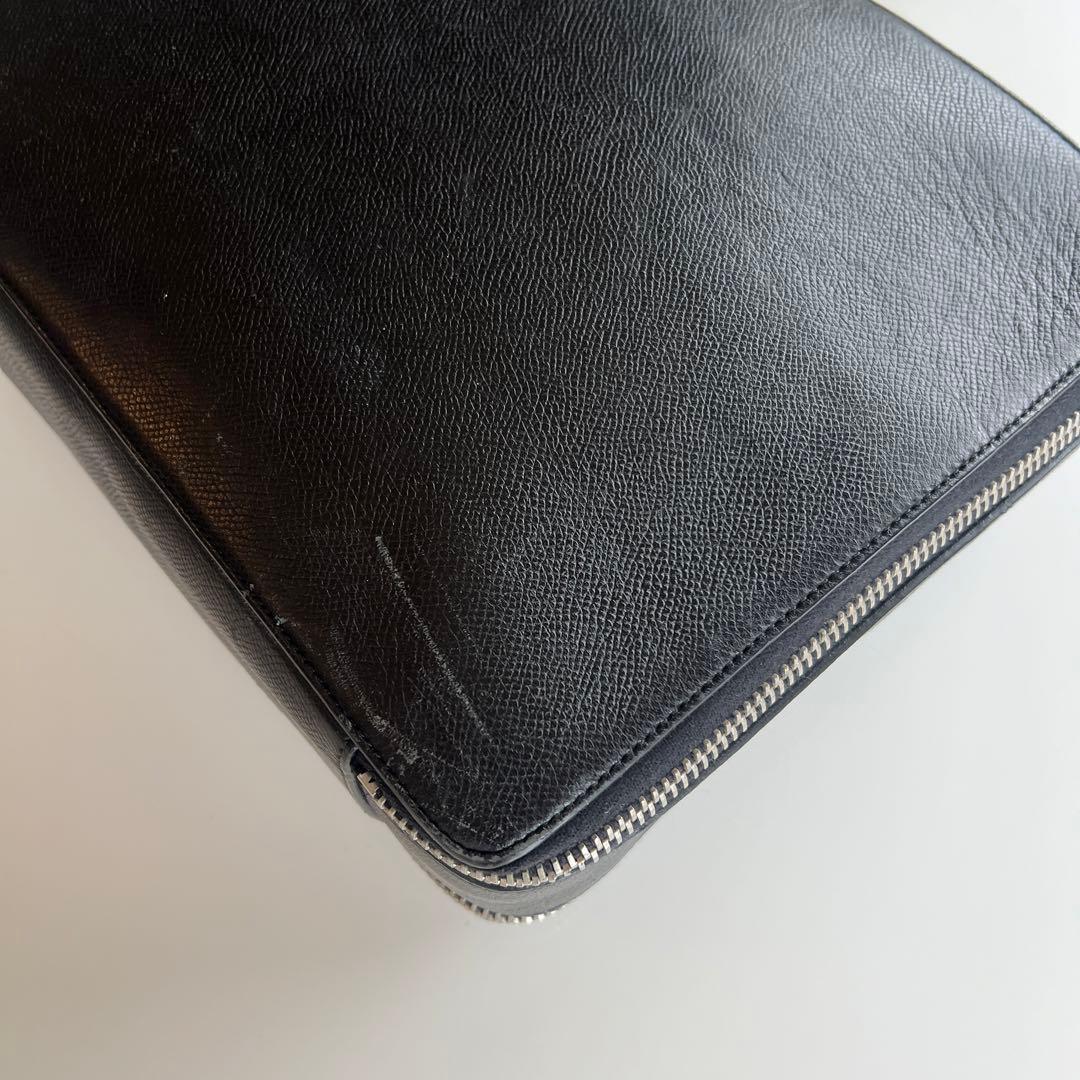 Dolce & Gabbana ブラック本革 手さげバッグ　ブリーフケース