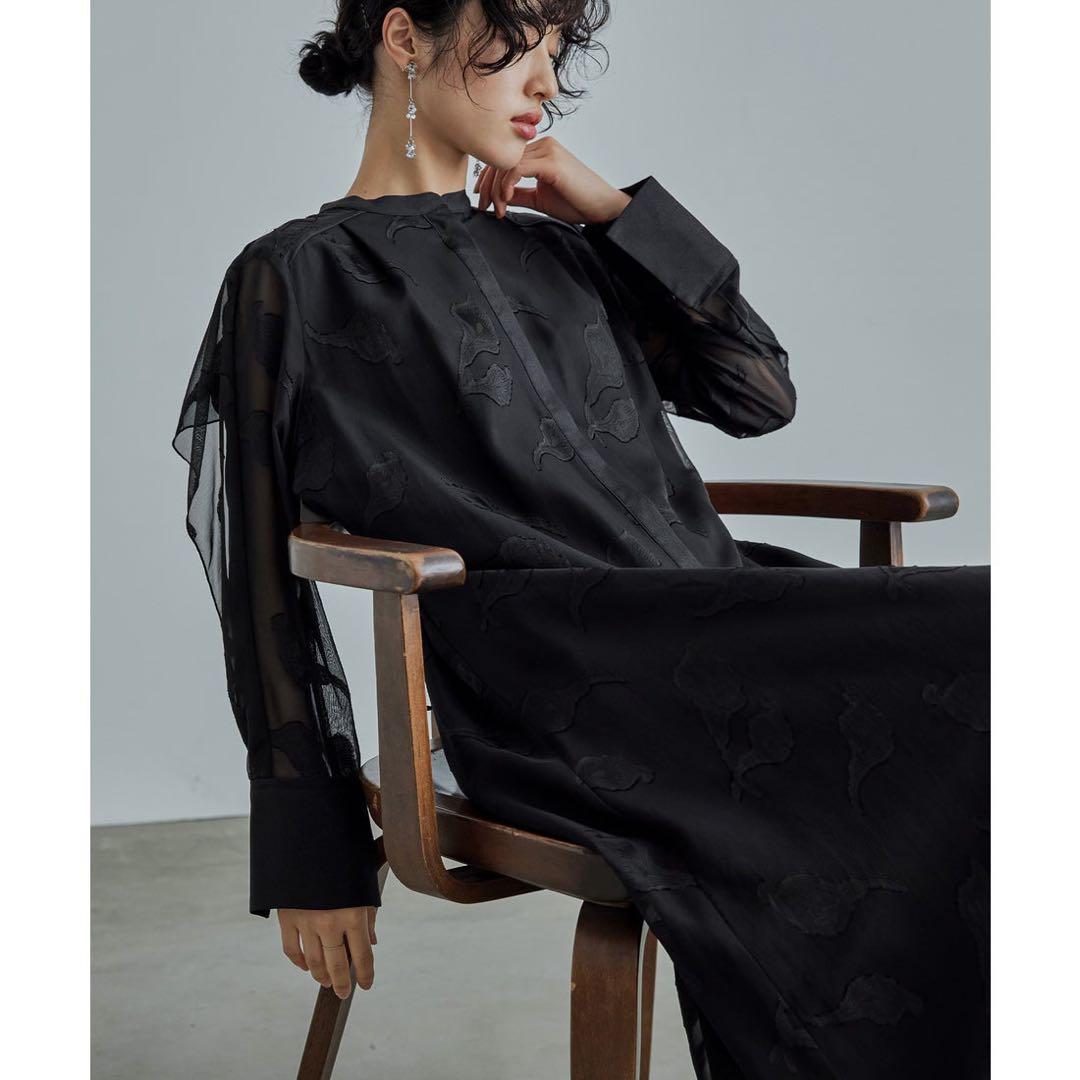 ニアナ【美品】オパールシャツワンピースパーティードレス M