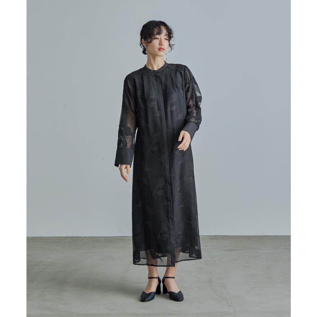 ニアナ【美品】オパールシャツワンピースパーティードレス M