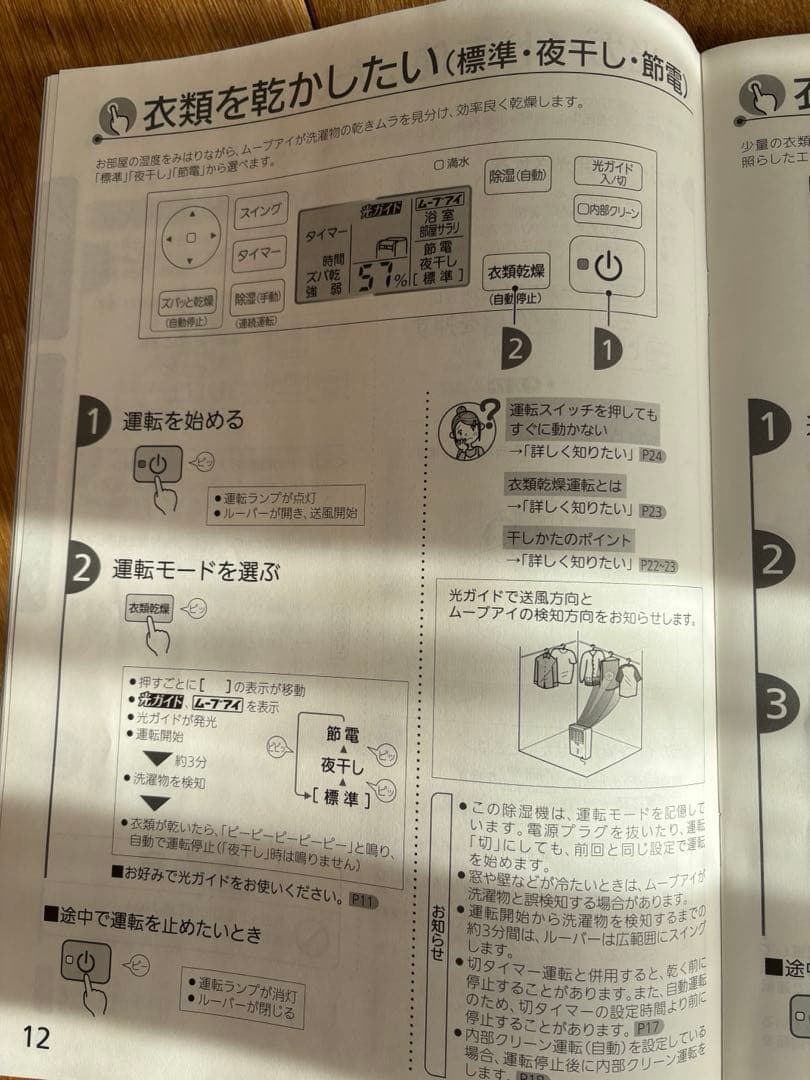 MITSUBISHI MJ-120MX-W 除湿機　衣類乾燥除湿機