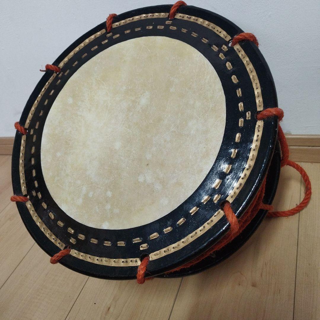 締太鼓　津軽民謡　民謡　御神楽　お囃子　バチ付き