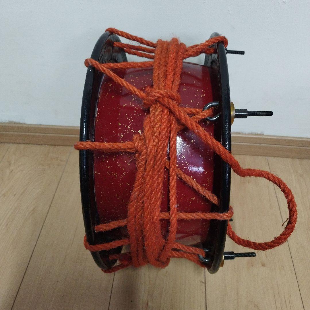 締太鼓　津軽民謡　民謡　御神楽　お囃子　バチ付き