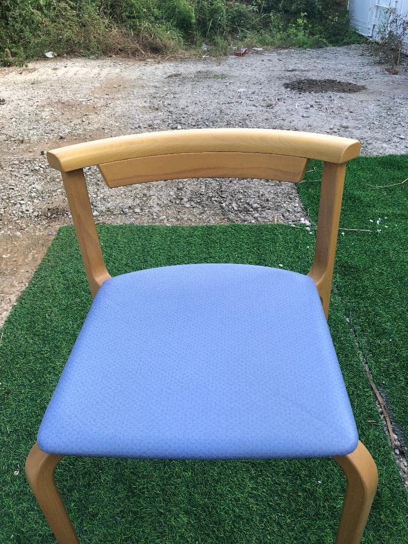 ●天童木工 椅子 イス 2脚 セット T-5348WB-ST型 天然木製フレーム