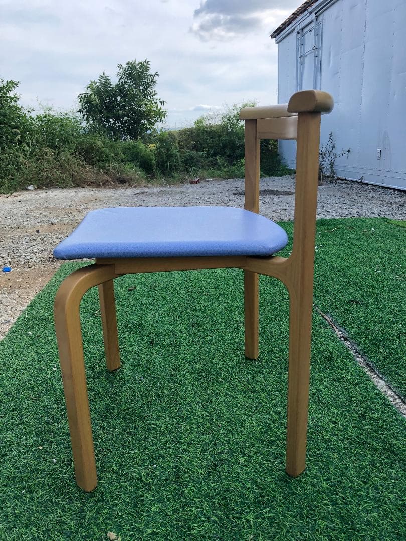 ●天童木工 椅子 イス 2脚 セット T-5348WB-ST型 天然木製フレーム