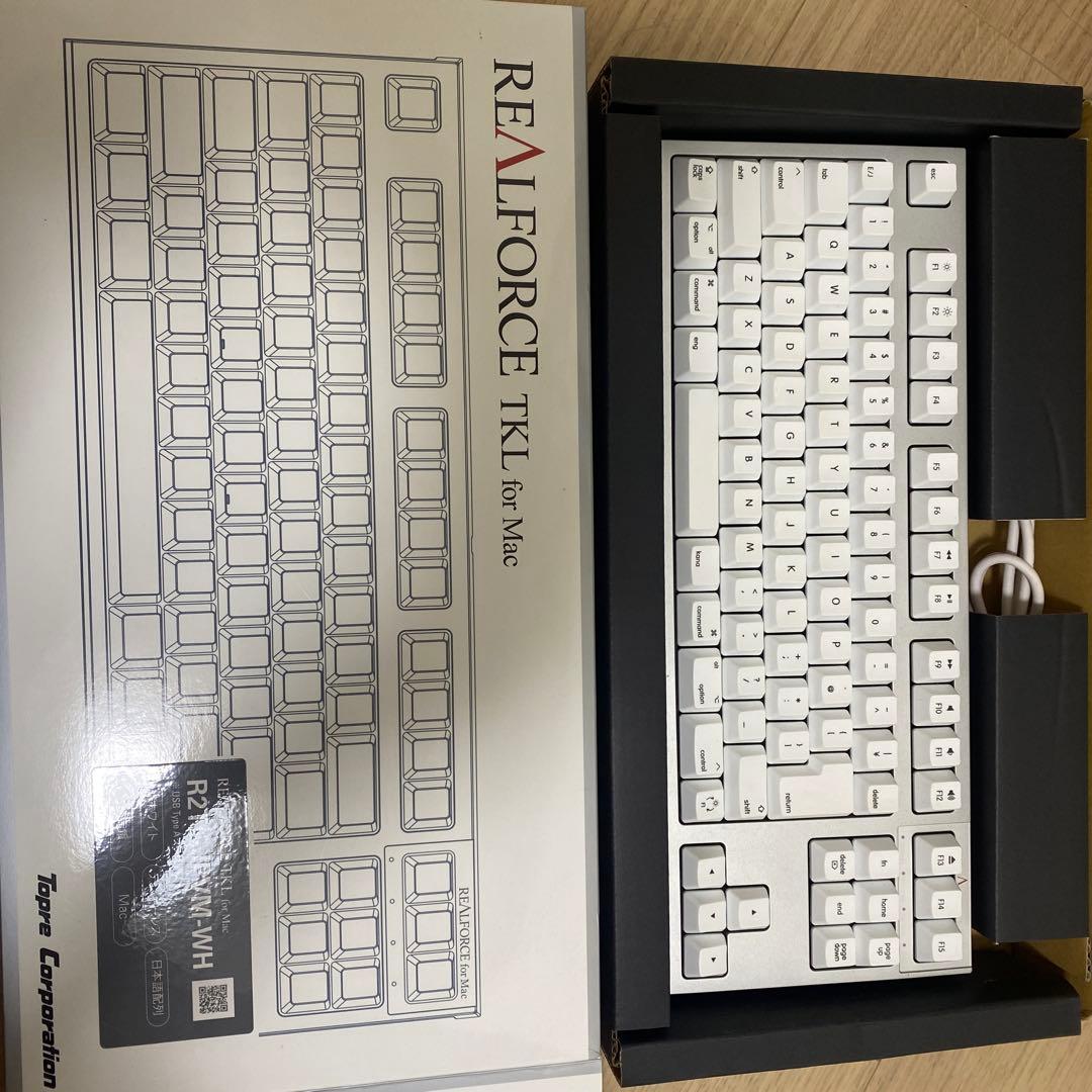 REALFORCE TKL for Mac R2TL-JPVM-WH スーパー…